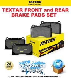 TEXTAR FRONT + REAR BRAKE PADS SET for RENAULT CLIO II 2.0 16V Sport 2000-on