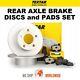 TEXTAR Rear Axle BRAKE DISCS + PADS for RENAULT CLIO III 2.0 16V Sport 2008-on