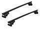 Thule roof rack raised rail Evo SquareBar Evo black for Renault Clio station wagon