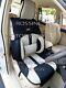 To Fit A Renault Clio Car, Seat Covers, Bo 4 Rossini Mesh Sports Beige