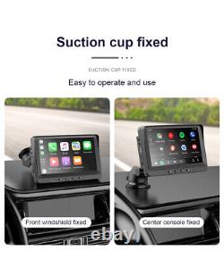 Touch Screen 7in Car Monitor Android Auto Carplay Radio Bluetooth Player WiFi FM