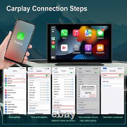 Touch Screen Car Stereo Player BT FM Transmitter For IOS CarPlay/Android Auto