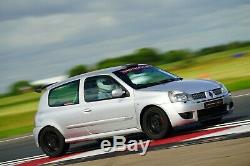 Track day car hire renaultsport clio 182