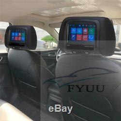 UK 7 Touchscreen Car Headrest Monitor Back Seat MP5 Monitors with USB SD IR FM BT