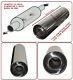 UNIVERSAL T304 STAINLESS STEEL EXHAUST PERFORMANCE SILENCER 12x5x 58MM- RNT1
