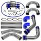 Universal 3.0 76mm Aluminum Intercooler Pipe + BOV Turbo Blow Off Valve Kit BL