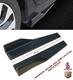 Universal Side Skirt Extension Blades Rocker Splitter 45cm Matte Black-rnt1