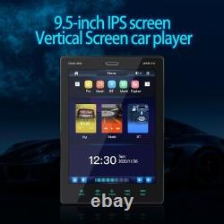 Vertical Screen 9.5in Car Media Player Bluetooth Handsfree FM Radio Mirror Link