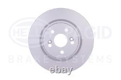X2 Pcs Front Brake Disc Set Left & Right 8dd 355 128-861 Hella I