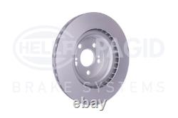 X2 Pcs Front Brake Disc Set Left & Right 8dd 355 128-861 Hella I