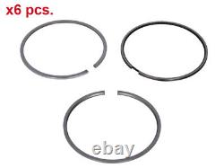 X6 Pcs Piston Rings Set 02201n0 Mahle I