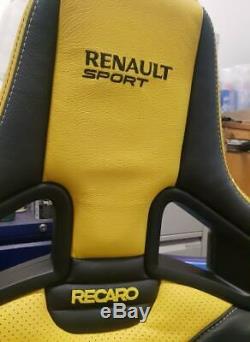 Yellow recaro seats Clio RS III 3 IV Renault sport full leather set